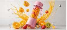 Blendify™ Mini Portable Blender-Recargeable Juicer Blende 6 Blades 380ml-Portable Juicer Cup & Smoothie Maker Charging